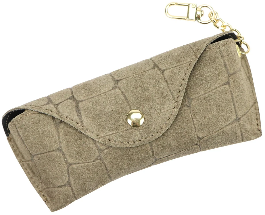 Skórzane etui na okulary CROCO Florence BRE-13