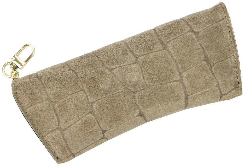 Skórzane etui na okulary CROCO Florence BRE-13
