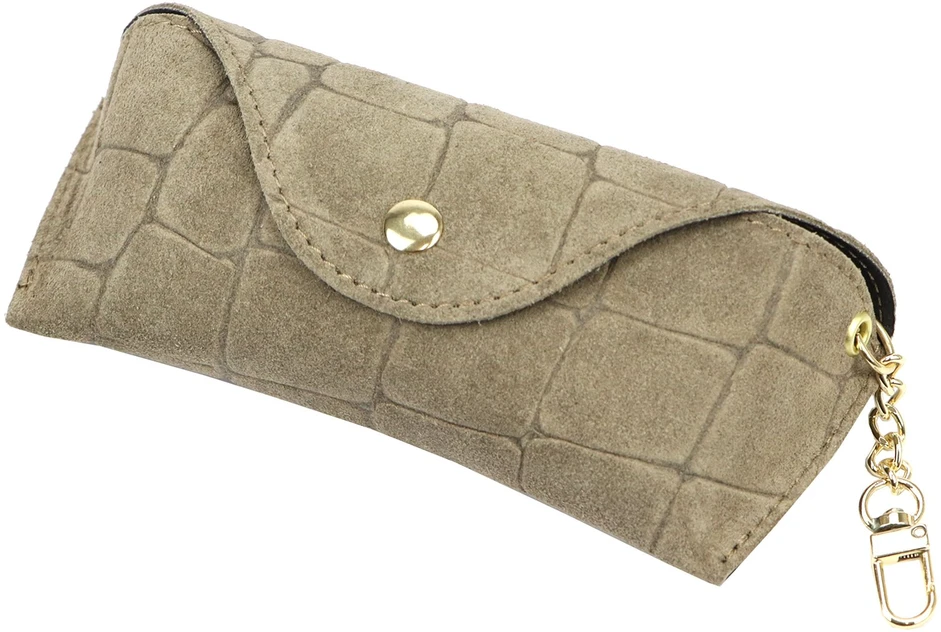Skórzane etui na okulary CROCO Florence BRE-13
