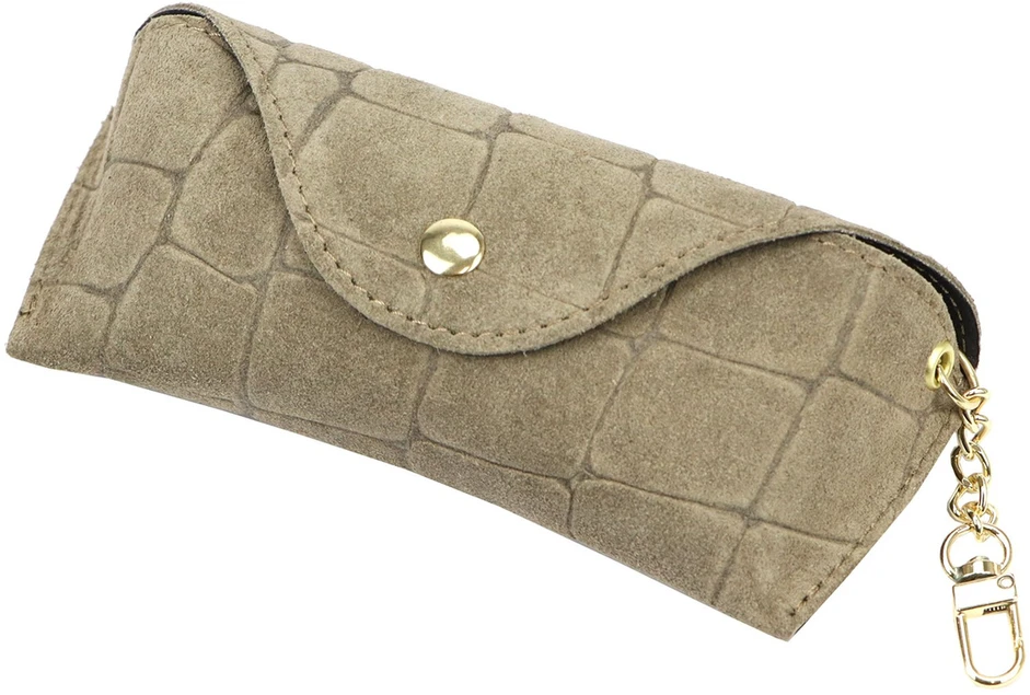 Skórzane etui na okulary CROCO Florence BRE-13