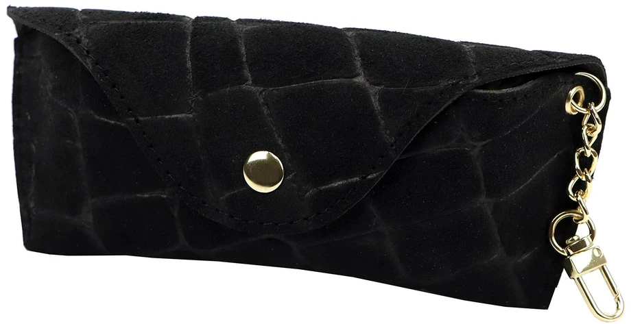Skórzane etui na okulary CROCO Florence BRE-13