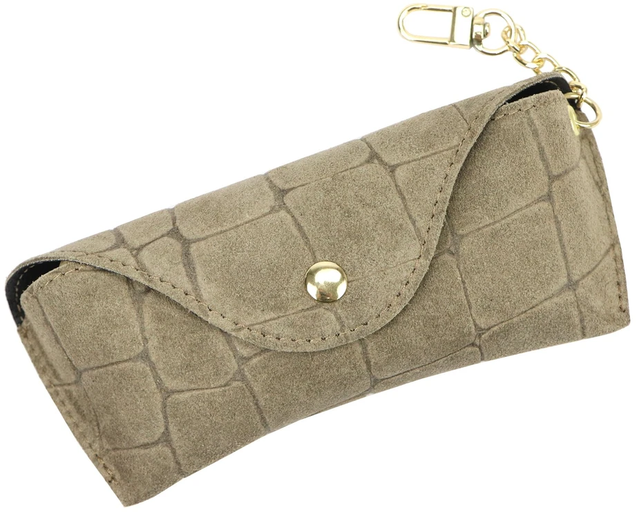 Skórzane etui na okulary CROCO Florence BRE-13