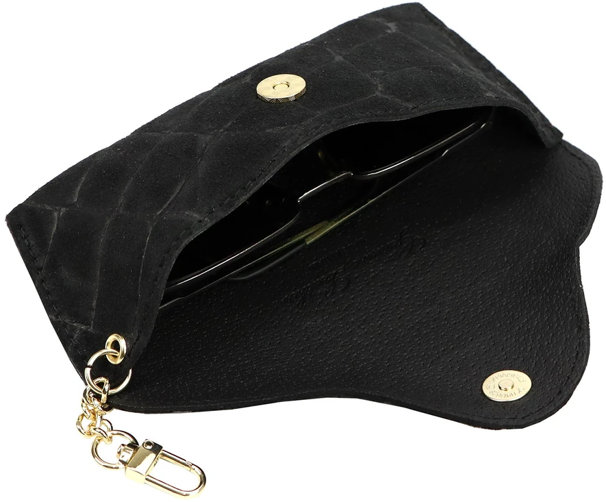 Skórzane etui na okulary CROCO Florence BRE-13