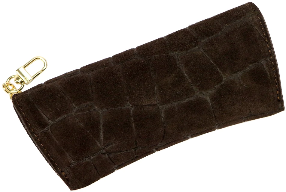 Skórzane etui na okulary CROCO Florence BRE-13