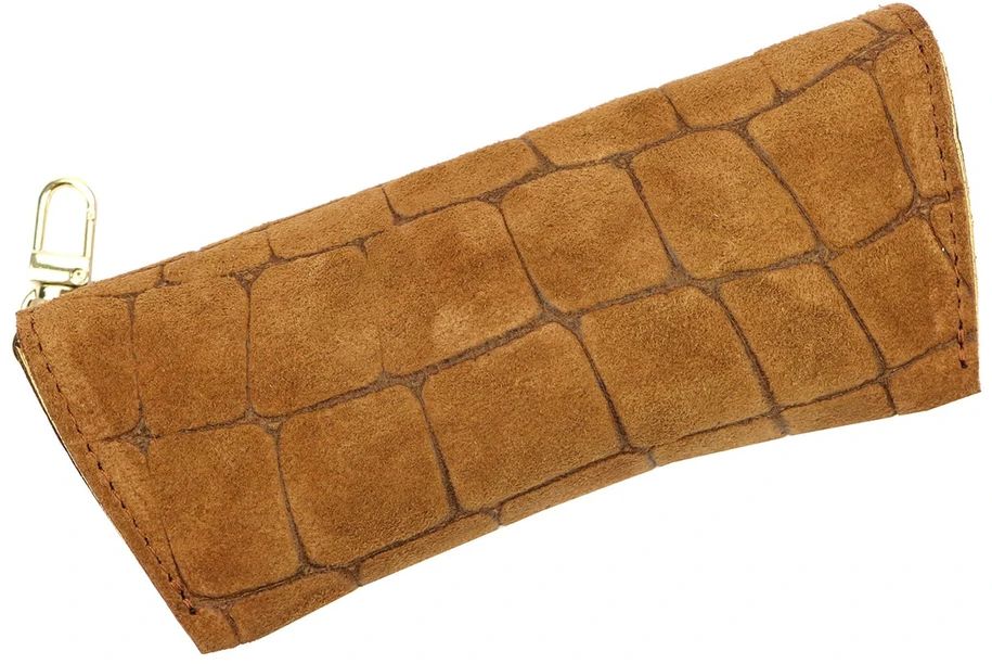 Skórzane etui na okulary CROCO Florence BRE-13