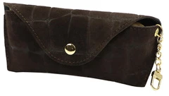 Skórzane etui na okulary CROCO Florence BRE-13