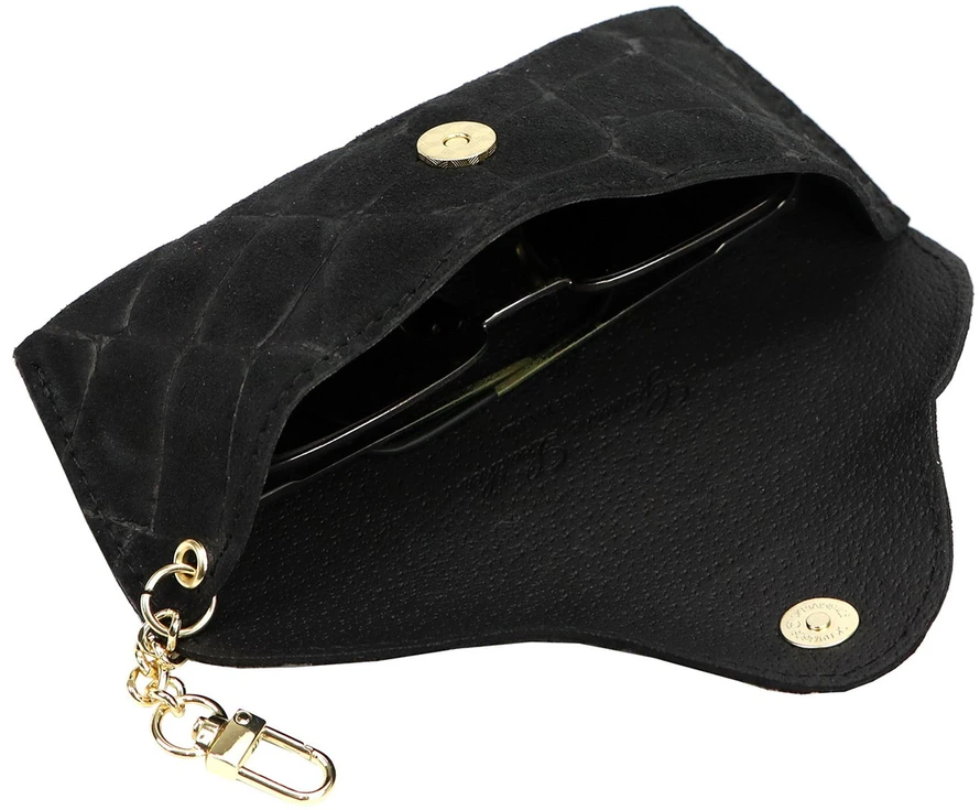 Skórzane etui na okulary CROCO Florence BRE-13