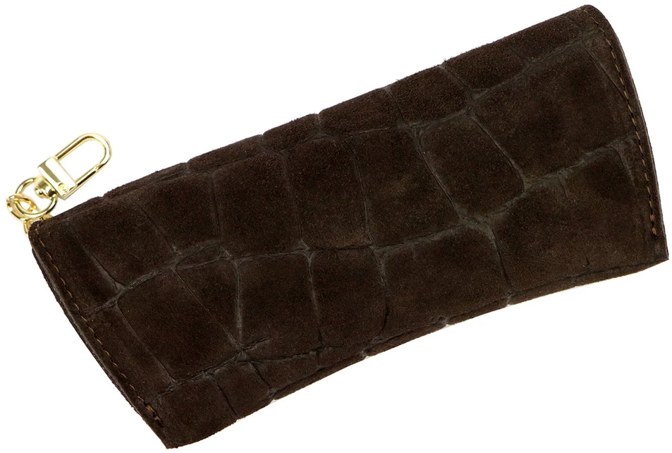 Skórzane etui na okulary CROCO Florence BRE-13