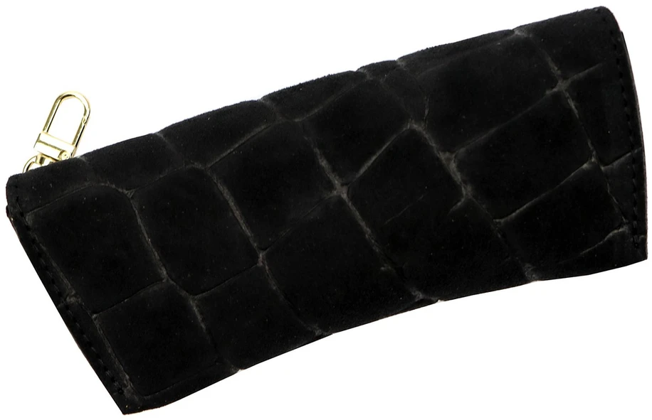 Skórzane etui na okulary CROCO Florence BRE-13