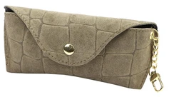Skórzane etui na okulary CROCO Florence BRE-13