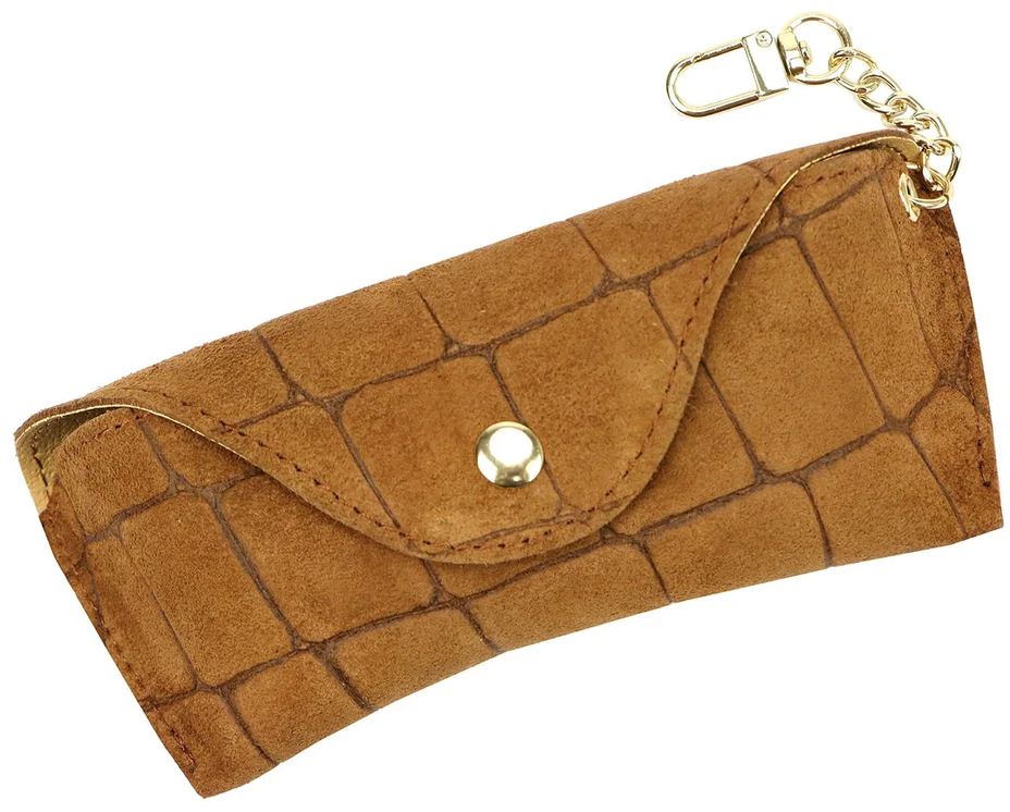 Skórzane etui na okulary CROCO Florence BRE-13