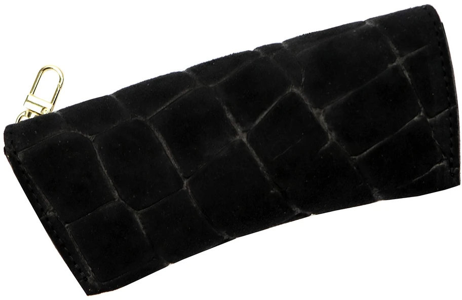 Skórzane etui na okulary CROCO Florence BRE-13