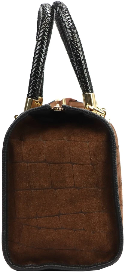 Odinis krepšys Camilla PREMIUM 10.019 CROCO su dirželiu