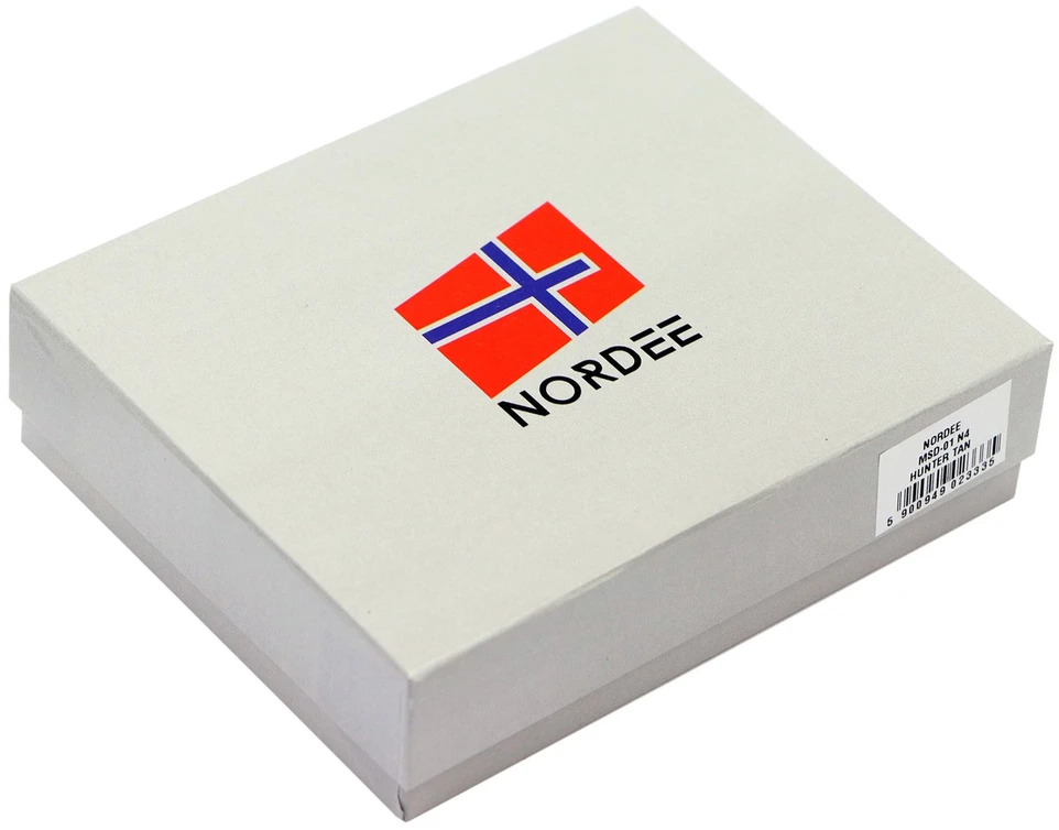 Vyriška odinė piniginė Nordee MSD-01 N992L ruda