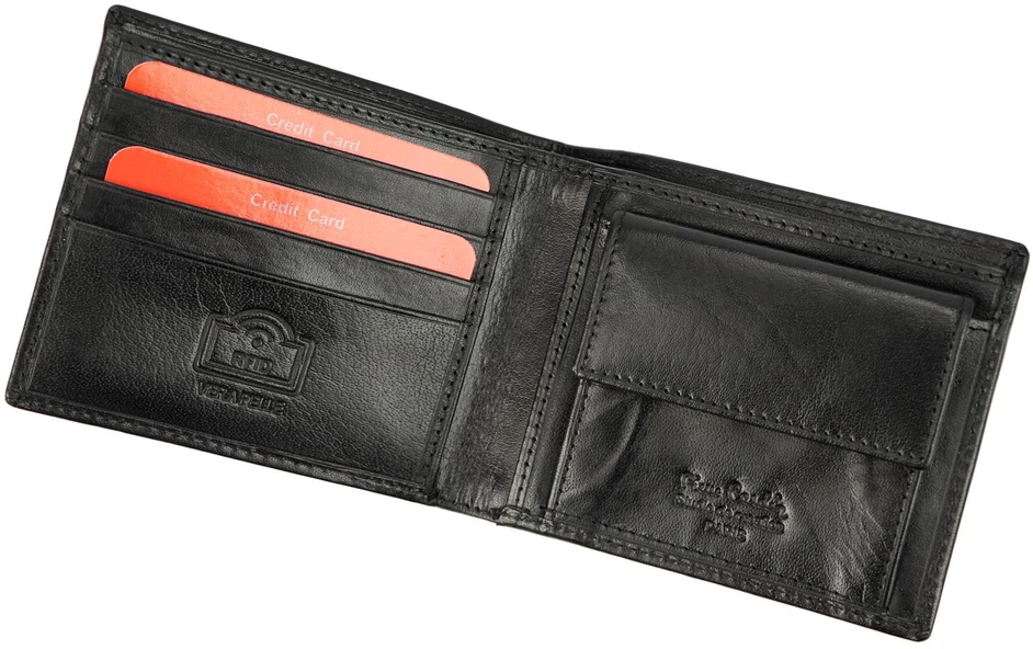 Vyriška odinė piniginė Pierre Cardin Tilak51 8824, juoda