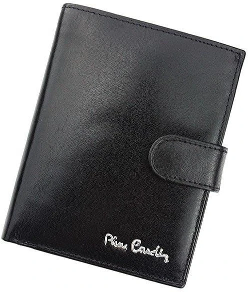 Vyriška odinė piniginė Pierre Cardin 326A, juoda