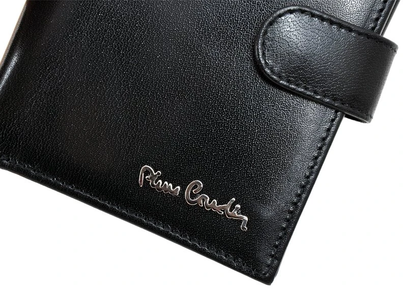 Vyriška odinė piniginė Pierre Cardin 326A, juoda