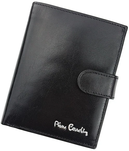 Vyriška odinė piniginė Pierre Cardin 326A, juoda