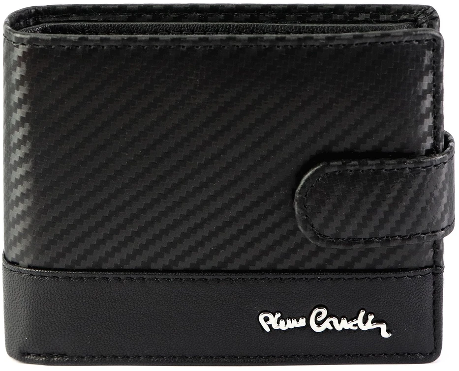 Vyriška odinė piniginė Pierre Cardin YS607 324A juoda