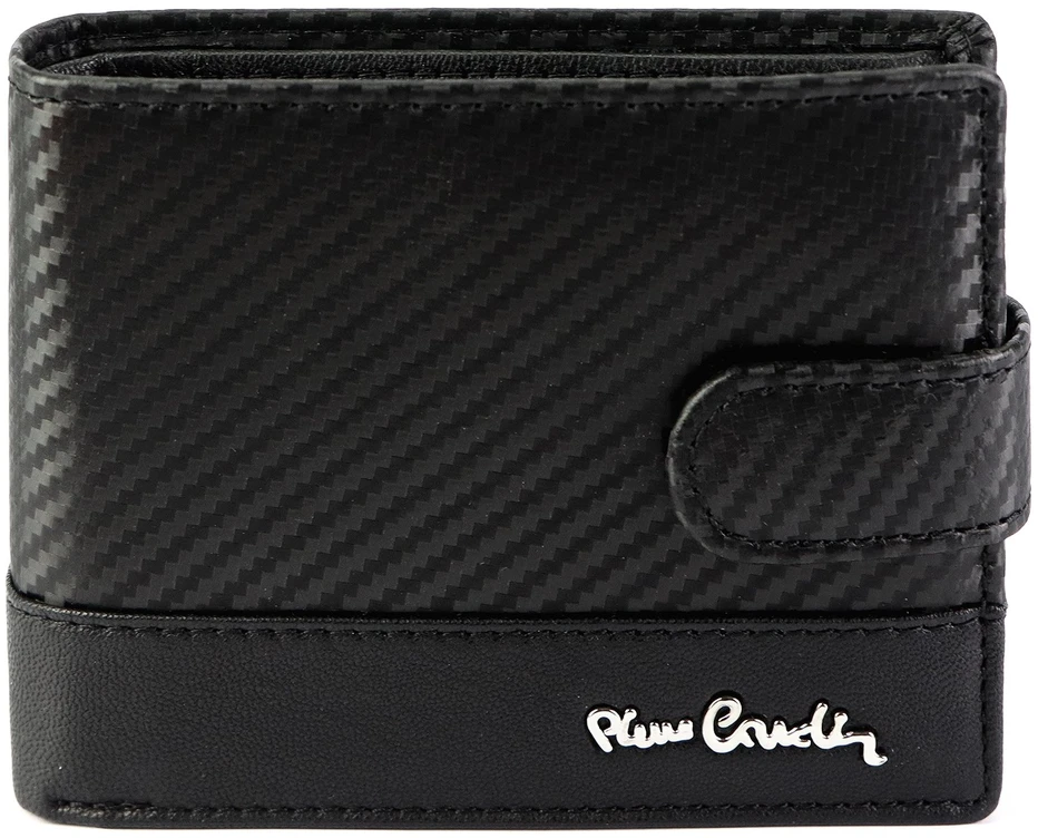 Vyriška odinė piniginė Pierre Cardin YS607 324A juoda