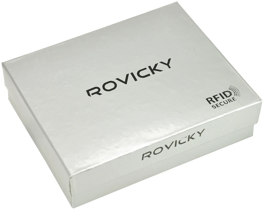 Skórzany męski portfel Rovicky PC-103-BAR RFID