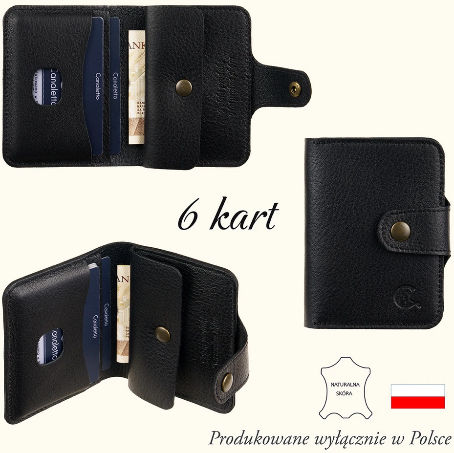 Skórzany Męski Portfel SLIM Canaletto PM46-02As246