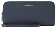 Skórzany portfel damski Michael Kors 35F7STVE7L – tamsiai mėlyna