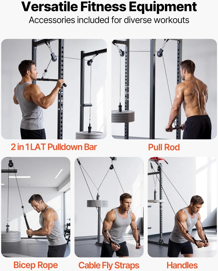 VEVOR Lat ir kėlimo skriemulių sistema, 2 vnt., 150 kg