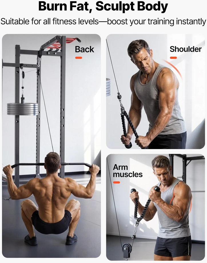 Vevor Lat ir kėlimo skriemulių sistema, 2 vnt., 150 kg