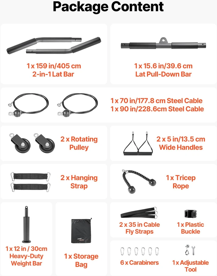 Vevor Lat ir kėlimo skriemulių sistema, 2 vnt., 150 kg