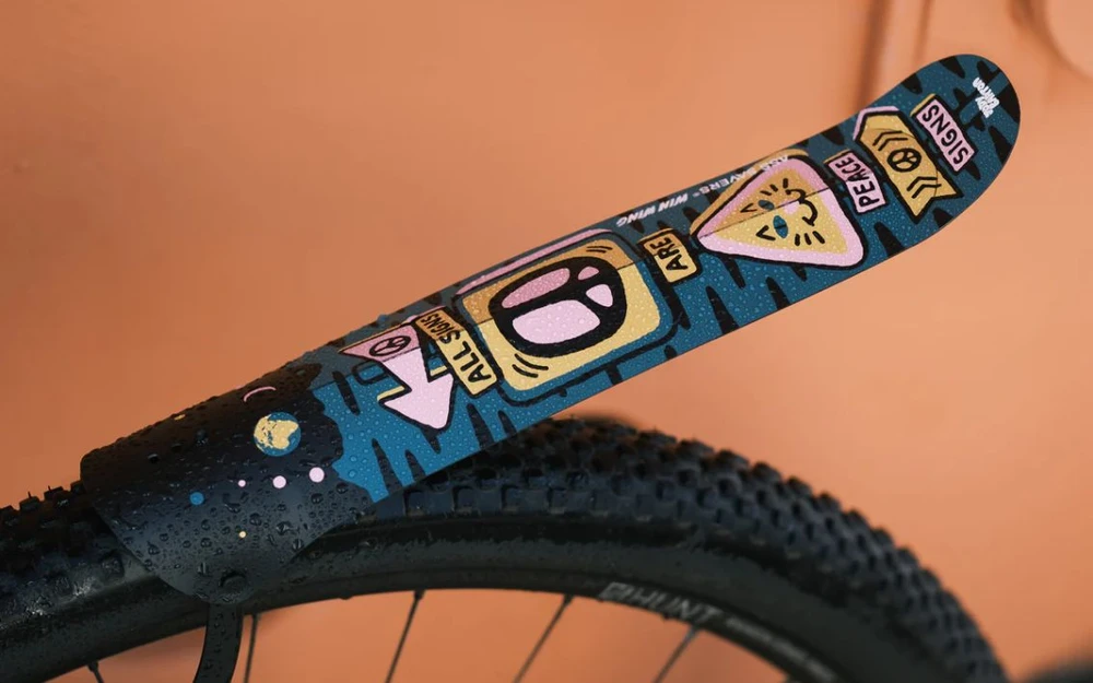 Skydelis galinis Ass Savers Win Wing 2 Gravel Bits ́N ́ Peaces 375 x 85 mm