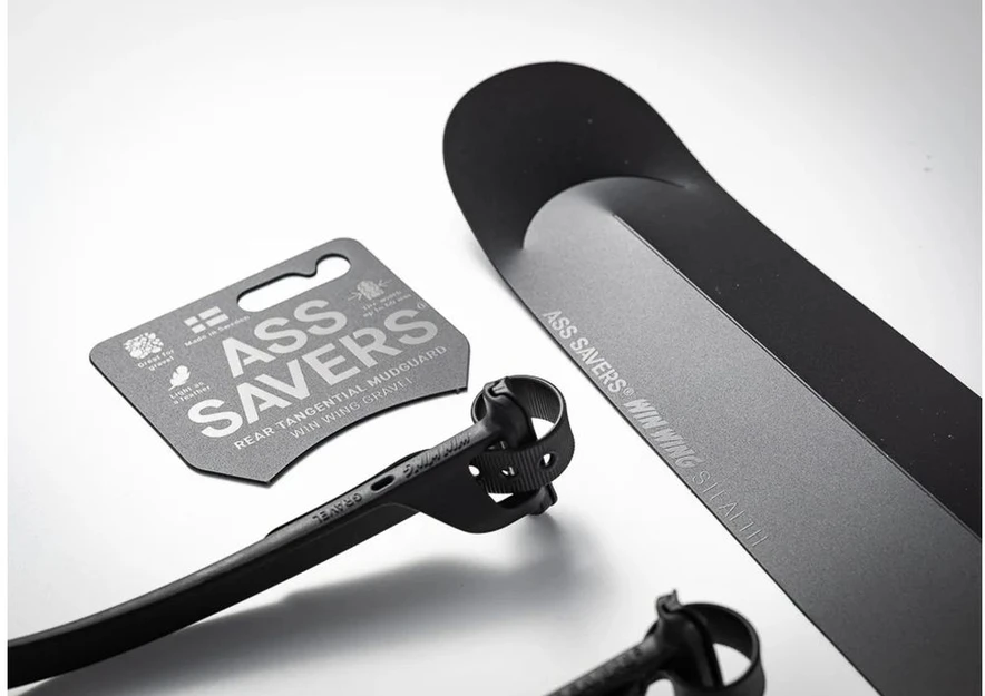 Skydelis galinis Ass Savers Win Wing 2 Gravel Stealth 375 x 85 mm
