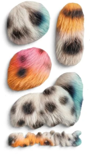 Skydelių komplektas Ass Savers Bumbinos Spash Pack Polka Panther 14-16"