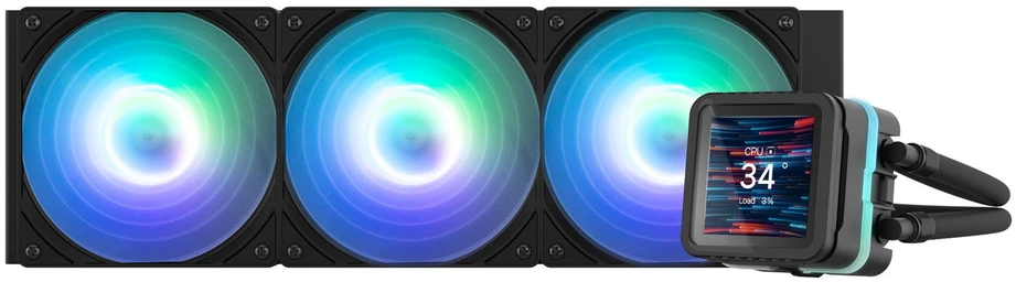 Skysčio aušinimo sistema procesoriui Zalman ALPHA2 DS A36, 360 mm, juoda