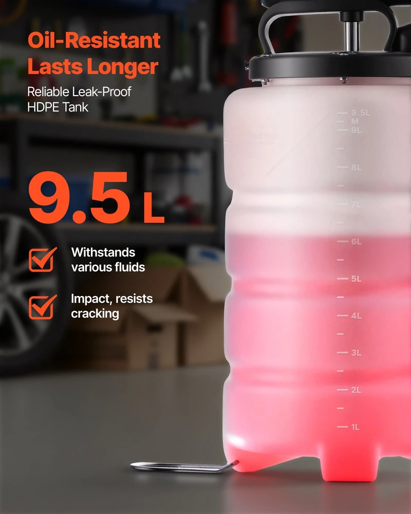VEVOR Rankinis vakuuminis 9,5 l skysčių ištraukiklis