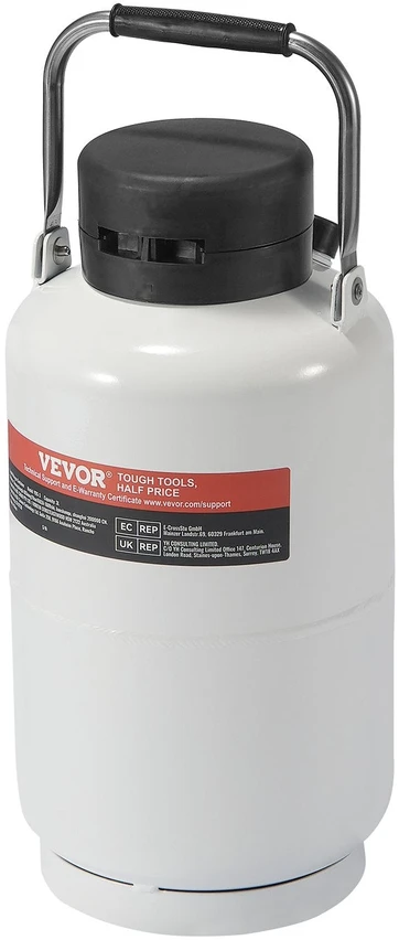 VEVOR Skysto azoto talpa 3 L aliuminio lydinys