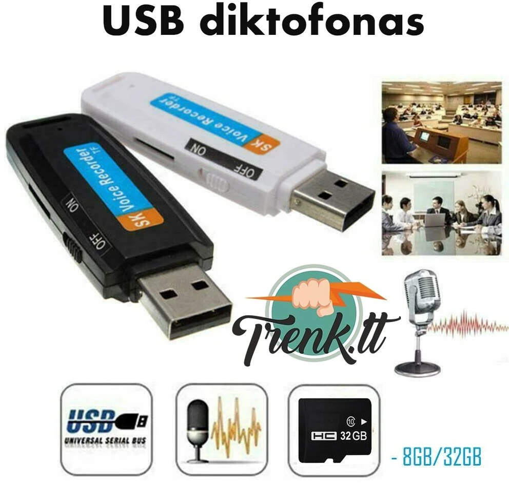 ATL Slaptas USB Diktofonas
