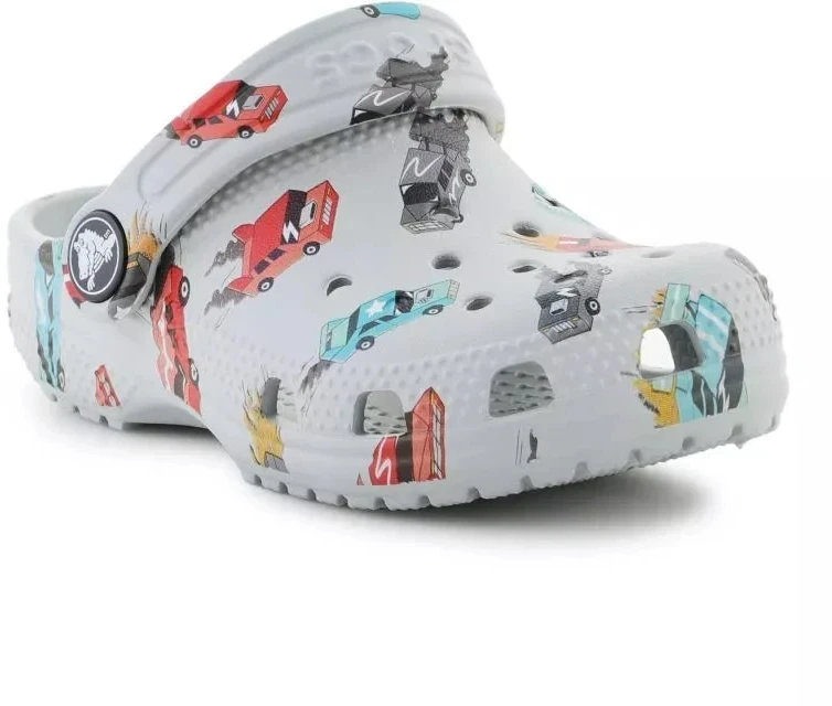 Šlepetės Crocs Classic Race Cars Graphic Jr 210992-1NN
