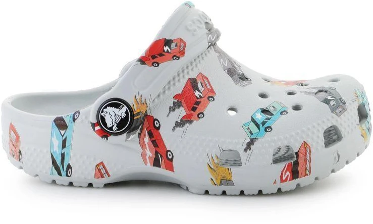 Šlepetės Crocs Classic Race Cars Graphic Jr 210992-1NN