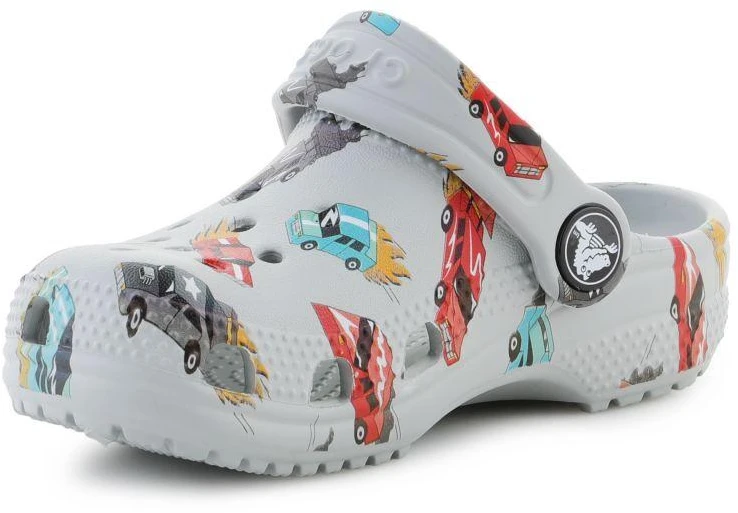 Šlepetės Crocs Classic Race Cars Graphic Jr 210992-1NN