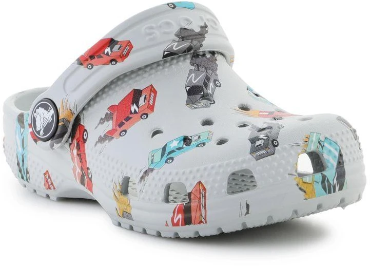Šlepetės Crocs Classic Race Cars Graphic Jr 210992-1NN