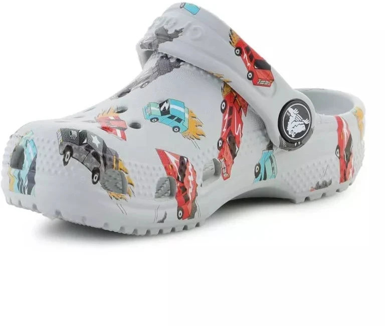 Šlepetės Crocs Classic Race Cars Graphic Jr 210992-1NN