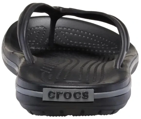 Šlepetės per pirštą Crocs Crocband Flip juodos 11033 0DD