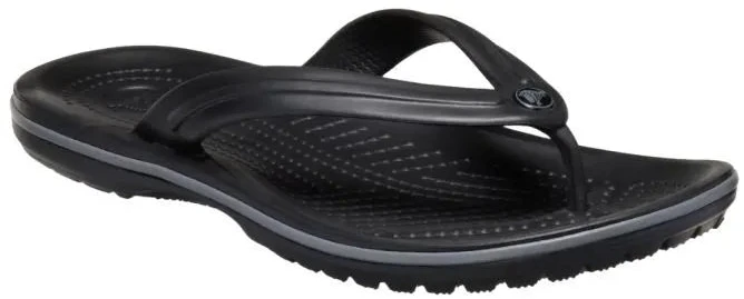 Šlepetės per pirštą Crocs Crocband Flip juodos 11033 0DD