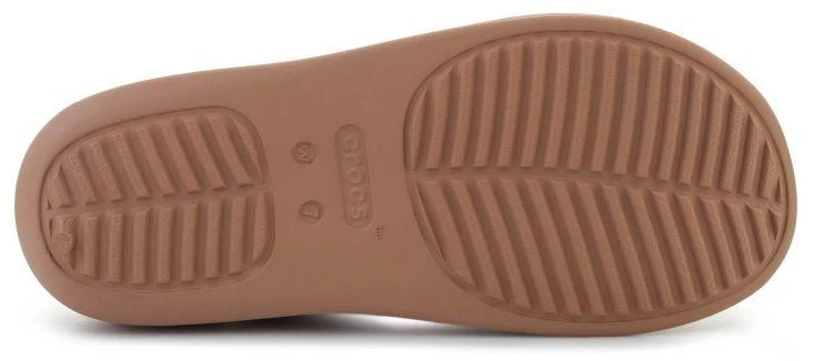 Šlepetės per pirštą CROCS GATAWAY PLATFORM FLIP, pieninio šokolado spalva, 209410-2JJ
