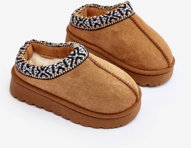 Šlepetės Slipped Insulated Camel Olivane