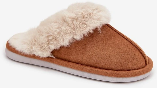 Šlepetės su kailiu Camel Delissa