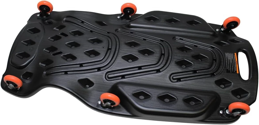 ŠLIAUŽIKLIS SU RATUKAIS | PROFI | 42″ | 100 % HDPE | SU ĮRANKIŲ DĖKLU (PC42T)