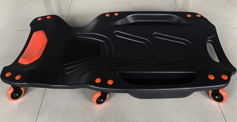 ŠLIAUŽIKLIS SU RATUKAIS | PROFI | 42″ | 100 % HDPE | SU ĮRANKIŲ DĖKLU (PC42T)