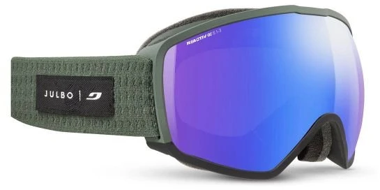 Slidinėjimo akiniai Julbo Hit Reactiv 1–3 Glare Control, tamsiai žali ir juodi